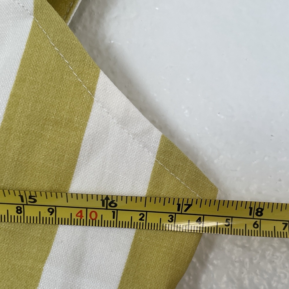 FRNCH Aurela Dress Womens Medium Yellow Stripes - Picture 6 of 9